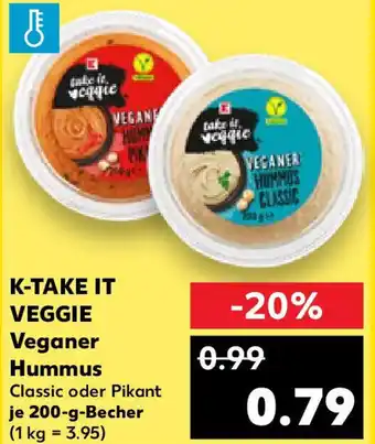 Kaufland K-TAKE IT VEGGIE Veganer Hummus Angebot