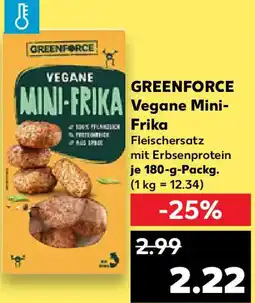Kaufland GREENFORCE MINI-FRIKA Vegane Mini- Frika Angebot