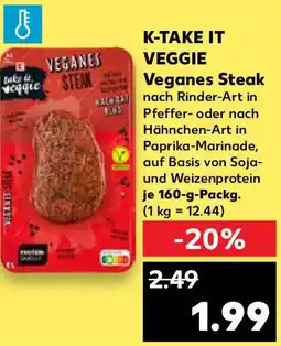 Kaufland K-TAKE IT VEGGIE Veganes Steak Angebot