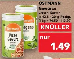 Kaufland OSTMANN Gewürze Angebot