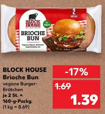 Kaufland BLOCK HOUSE Brioche Bun Angebot