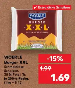 Kaufland WOERLE Burger XXL Angebot