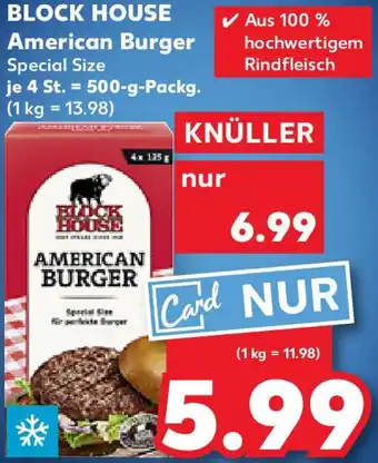 Kaufland BLOCK HOUSE American Burger Angebot