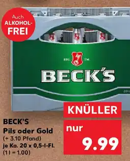 Kaufland BECK'S Pils oder Gold Angebot