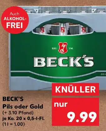 Kaufland BECK'S Pils oder Gold Angebot