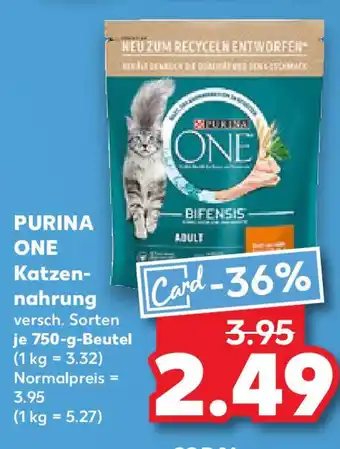Kaufland PURINA ONE Katzen- nahrung Angebot