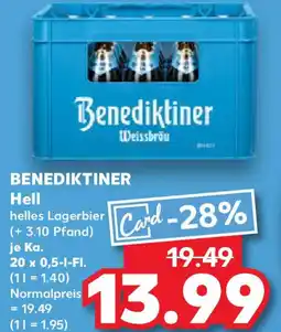 Kaufland BENEDIKTINER Hell Angebot