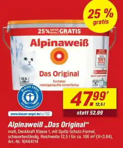 toom Baumarkt Alpinaweiß „Das Original" Angebot