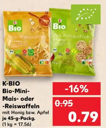 Kaufland K-BIO Bio-Mini- Mais- oder -Reiswaffeln Angebot