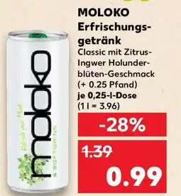 Kaufland MOLOKO Erfrischungs- getränk Angebot
