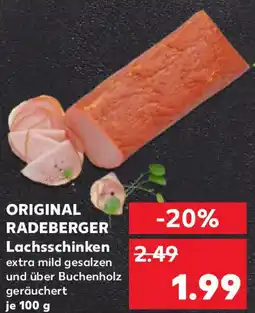 Kaufland ORIGINAL RADEBERGER Lachsschinken Angebot