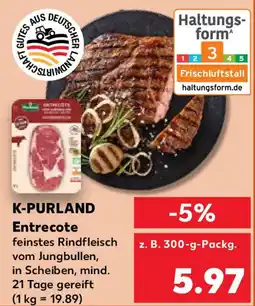 Kaufland K-PURLAND Entrecote Angebot