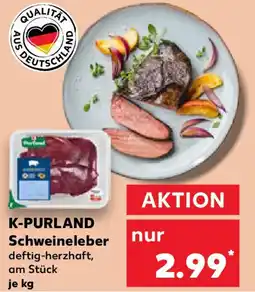 Kaufland K-PURLAND Schweineleber Angebot