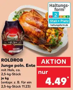 Kaufland ROLDROB Junge poln. Ente Angebot