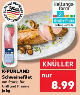 Kaufland K-PURLAND Schweinefilet Angebot
