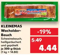 Kaufland KLEINEMAS Wacholder- Bauch Angebot
