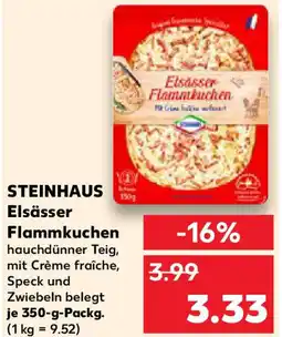 Kaufland STEINHAUS Elsässer Flammkuchen Angebot