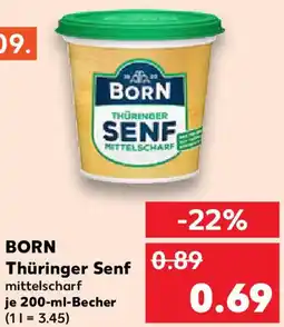 Kaufland BORN Thüringer Senf Angebot