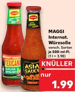 Kaufland MAGGI Internat. Würzsoße Angebot