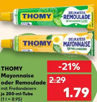 Kaufland THOMY Mayonnaise oder Remoulade Angebot