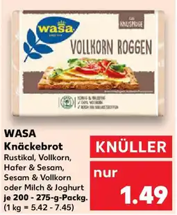 Kaufland WASA Knäckebrot Angebot