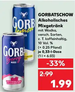 Kaufland GORBATSCHOW Alkoholisches Mixgetränk Angebot