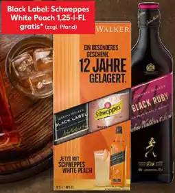 Kaufland JOHNNIE WALKER Black Label oder Black Ruby Whisky Angebot