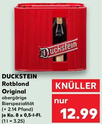 Kaufland DUCKSTEIN Rotblond Original Angebot