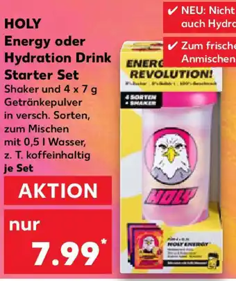 Kaufland HOLY Energy oder Hydration Drink Starter Set Angebot