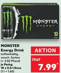 Kaufland MONSTER Energy Drink Angebot