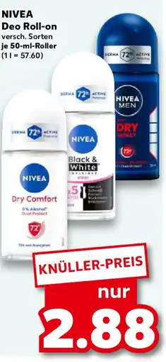 Kaufland NIVEA Deo Roll-on Angebot