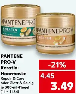 Kaufland PANTENE PRO-V Keratin- Haarmaske Angebot