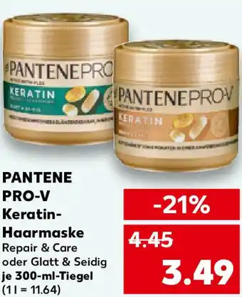 Kaufland PANTENE PRO-V Keratin- Haarmaske Angebot