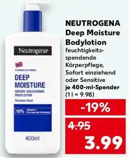 Kaufland NEUTROGENA Deep Moisture Bodylotion Angebot