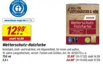toom Baumarkt toom Wetterschutz- Holzfarbe Angebot