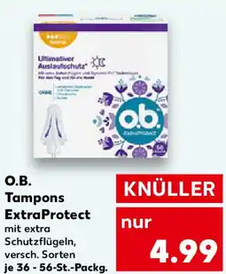 Kaufland O.B. Tampons Extra Protect Angebot