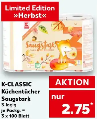 Kaufland K-CLASSIC Küchentücher Saugstark Angebot