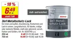 toom Baumarkt 3in1 Metallschutz-Lack Angebot
