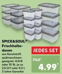 Kaufland SPICE&SOUL Frischhalte- dosen Angebot