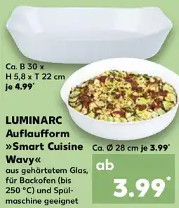 Kaufland LUMINARC Auflaufform Smart Cuisine Wavy Angebot