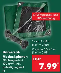 Kaufland Universal- Abdeckplanen Angebot