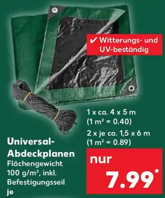 Kaufland Universal- Abdeckplanen Angebot