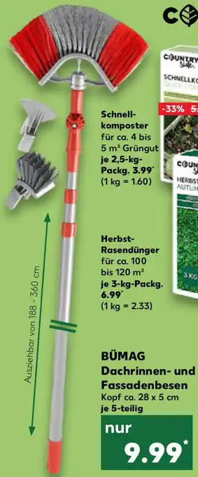 Kaufland BÜMAG Dachrinnen- und Fassadenbesen Angebot