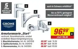 toom Baumarkt GROHE Armaturenserie ,,Start" Angebot
