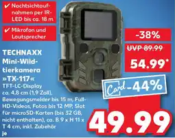 Kaufland TECHNAXX Mini-Wild- tierkamera TX-117 Angebot