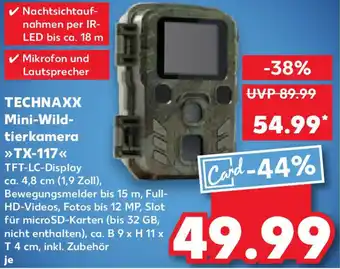 Kaufland TECHNAXX Mini-Wild- tierkamera TX-117 Angebot