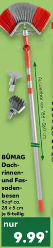 Kaufland BÜMAG Dach- rinnen- und Fas- saden- besen Angebot