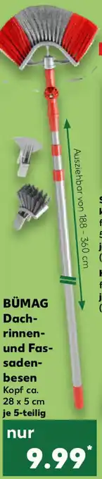 Kaufland BÜMAG Dach- rinnen- und Fas- saden- besen Angebot