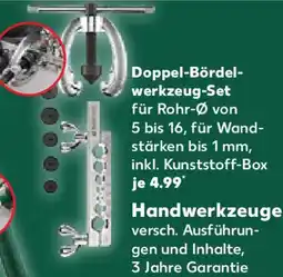 Kaufland Doppel-Bördel- werkzeug-Set Angebot