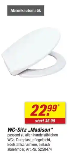 toom Baumarkt WC-Sitz ,,Madison" Angebot
